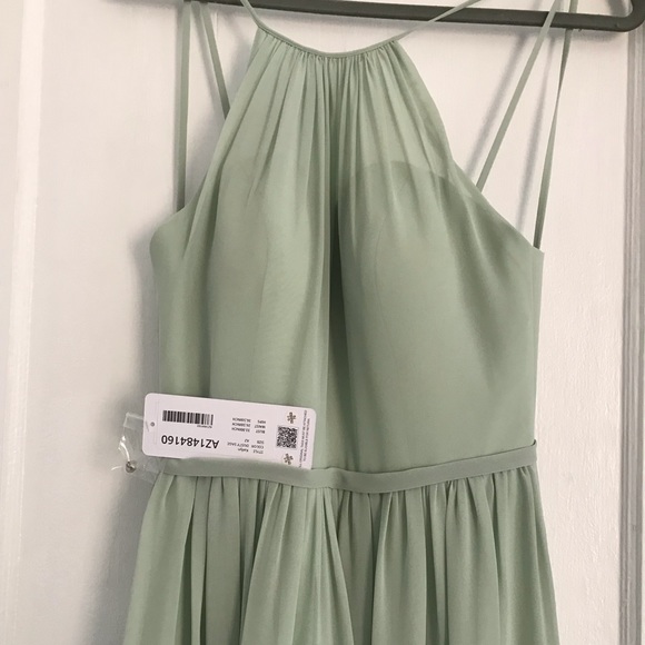 Azazie Kailyn Dress Dusty Sage - Picture 2 of 5